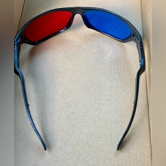 1990s Vtg Adult One Size 3D Movie Image Viewing Glasses - Picture 5 of 8